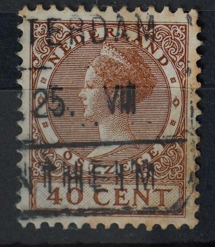 Amsterdam - Bentheim VIII op NVPH 160