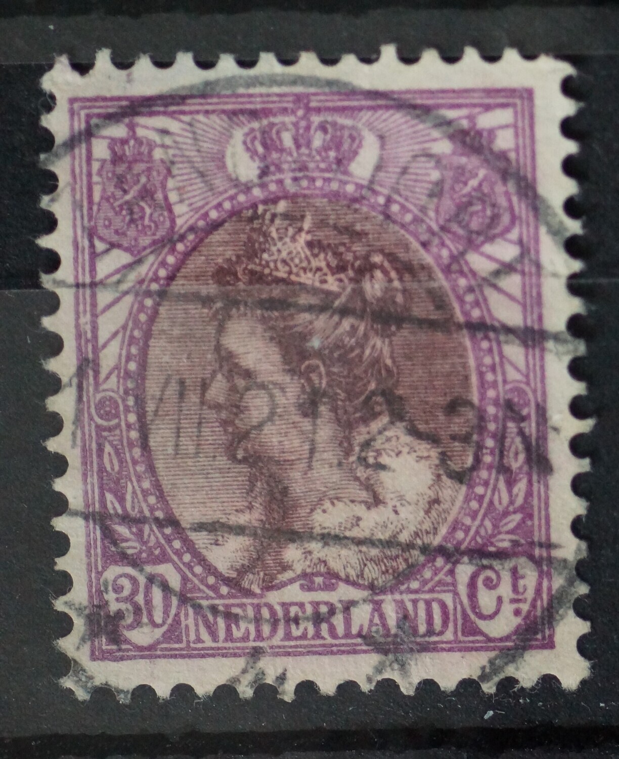 Zandvoort 4 op NVPH 72 - schaars Zandvoort 4 op NVPH 72 - schaars