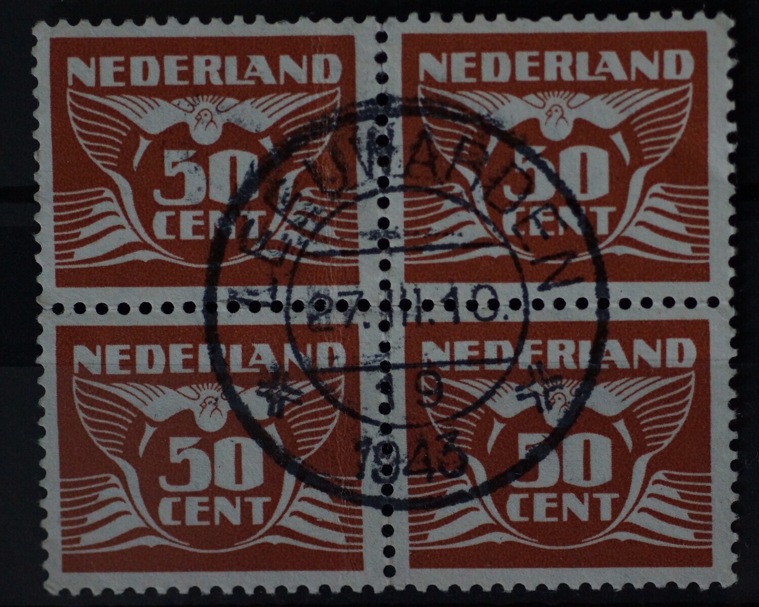 Leeuwarden 19 op NVPH 391 (blok) Leeuwarden 19 op NVPH 391 (blok)