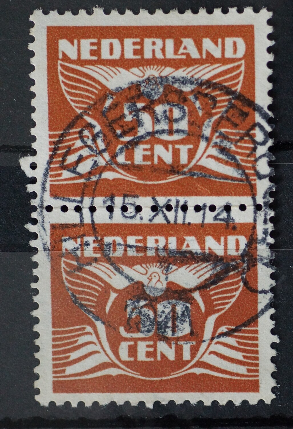 Hillegersberg 1 op NVPH 391 (paar)