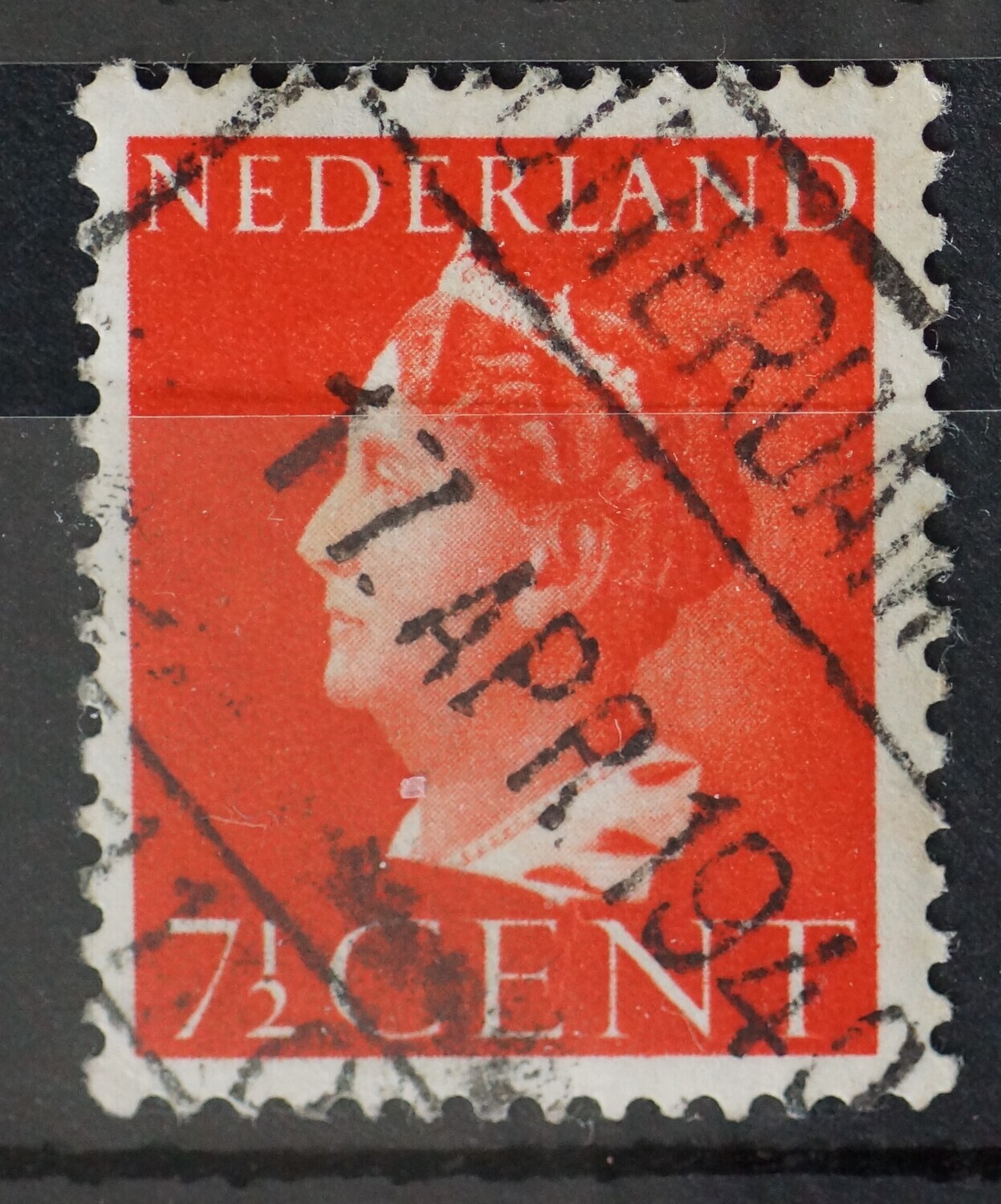 Spoorwegstempel Rotterdam op NVPH 334