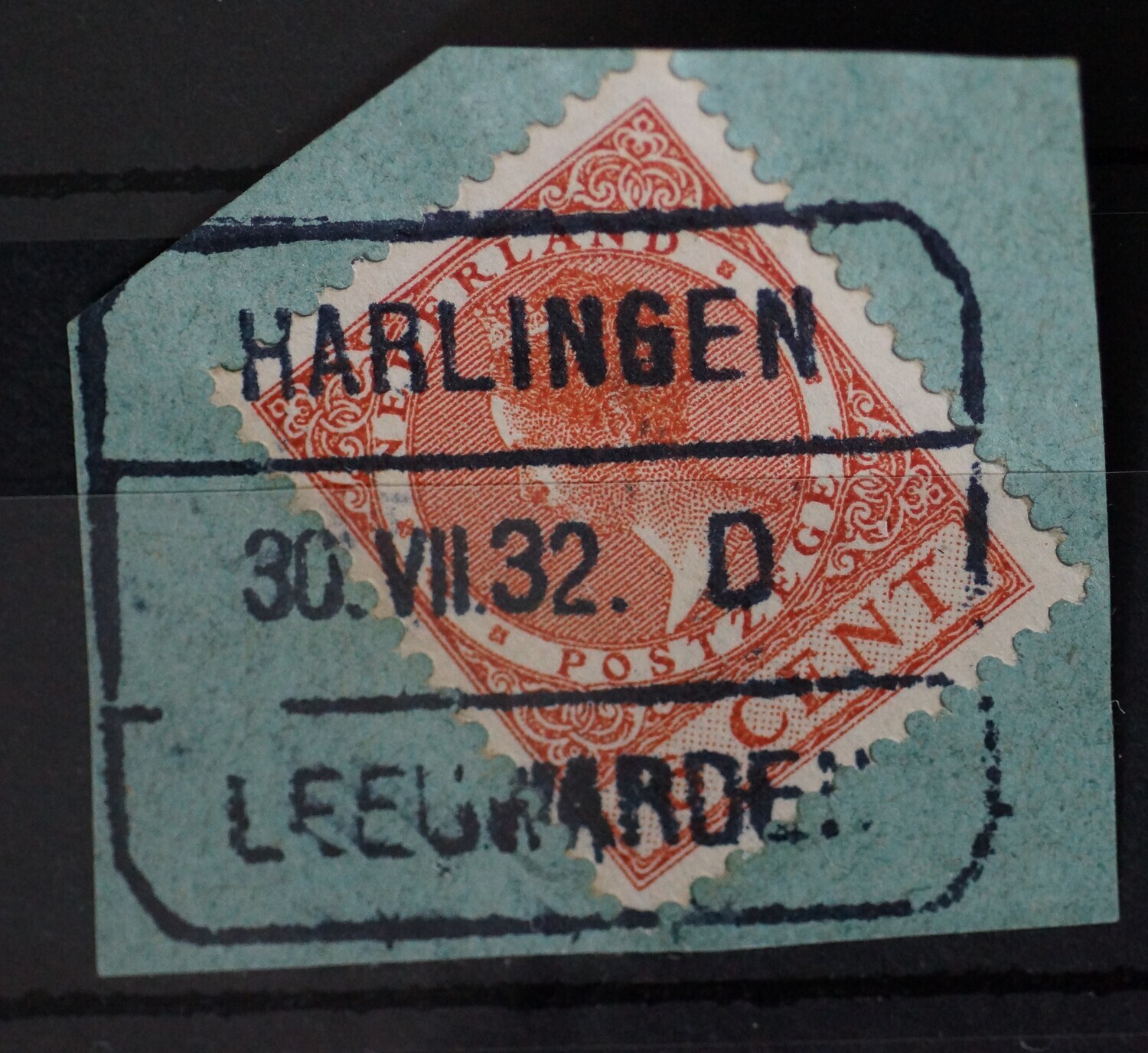 Harlingen - Leeuwarden D op NVPH 178