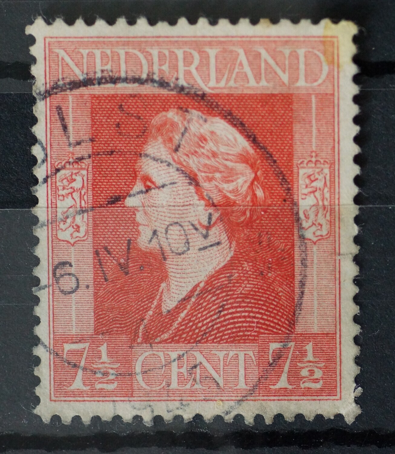 Hulst 4 op NVPH 432 - open 4 van 1945