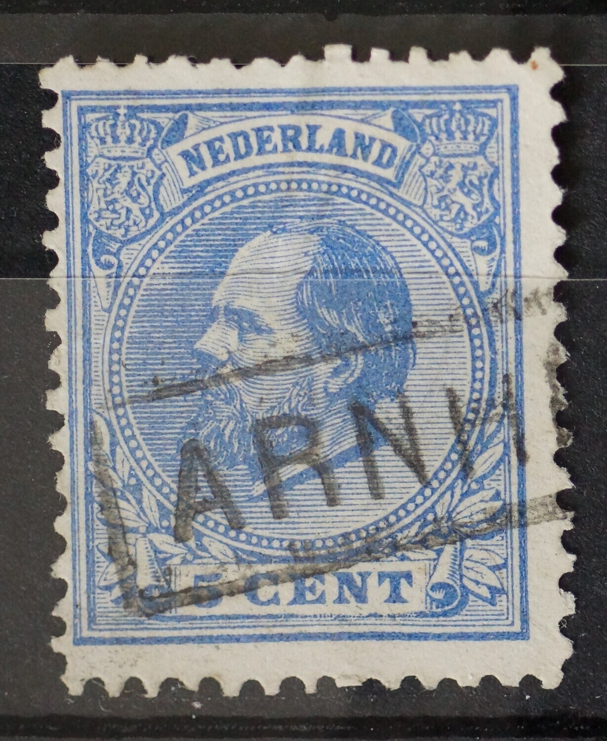 Haltestempel Arnhem op NVPH 19
