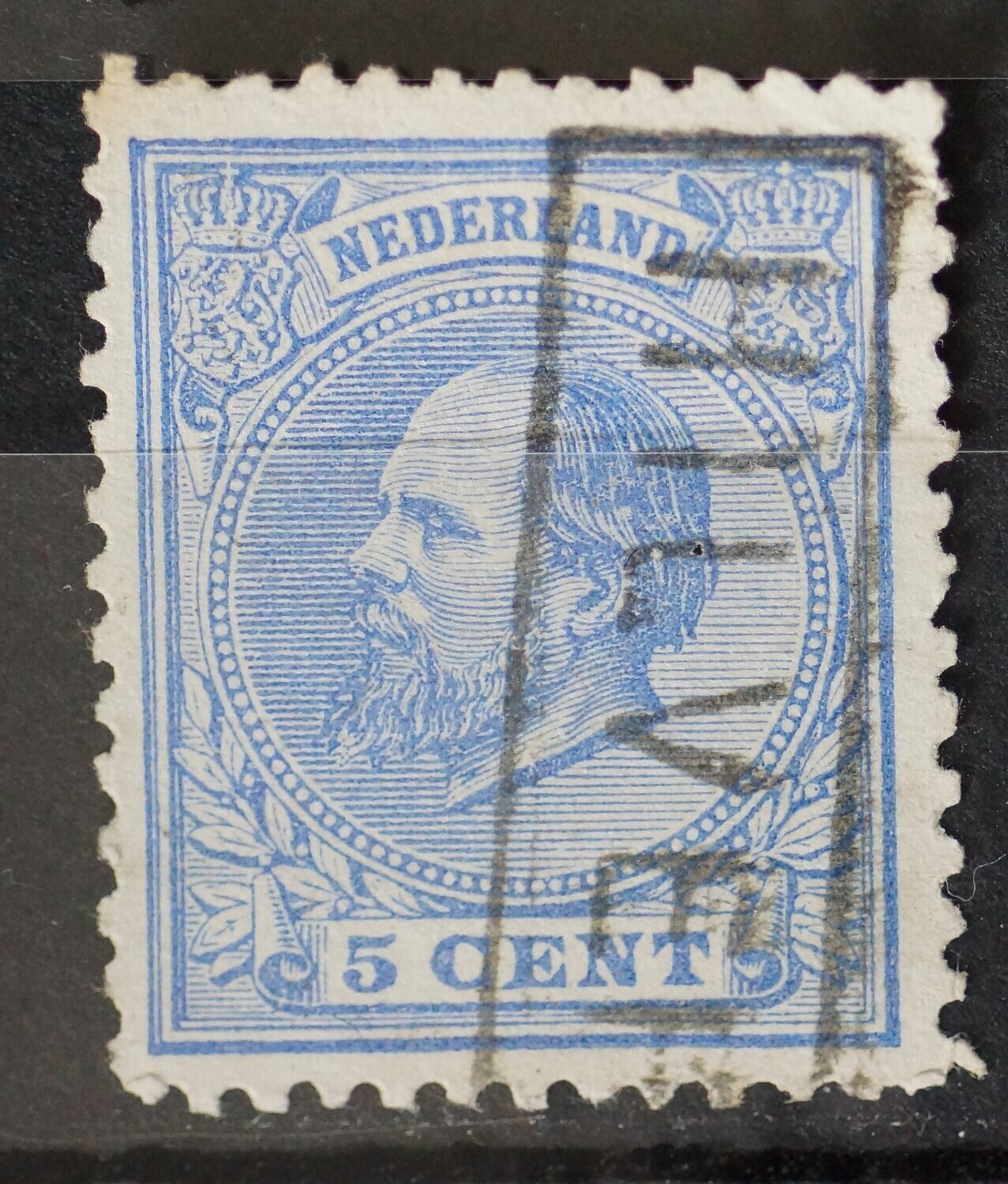 Haltestempel Hilversum op NVPH 19
