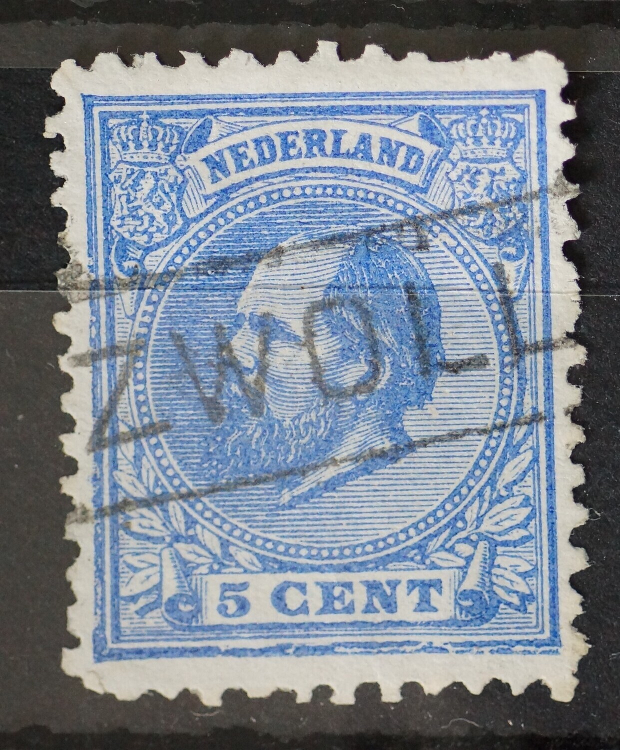 Haltestempel Zwolle op NVPH 19 Haltestempel Zwolle op NVPH 19