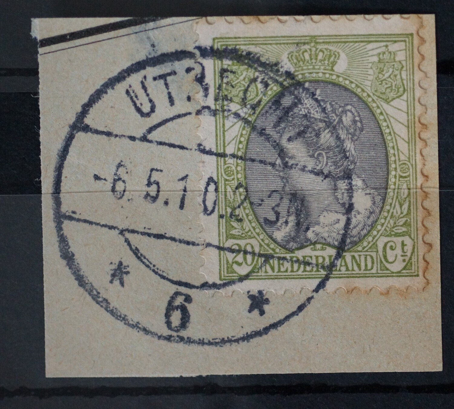 Utrecht 6 op NVPH 69 Utrecht 6 op NVPH 69