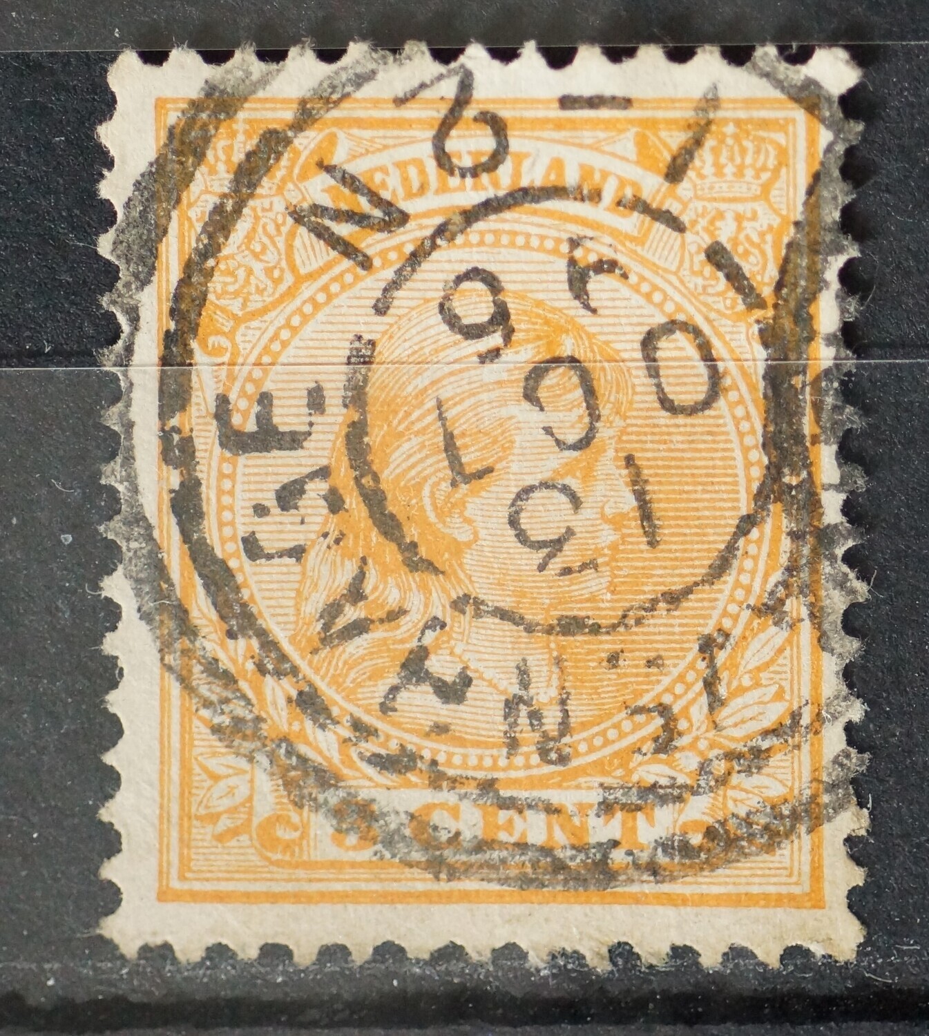 Dubbelring sGravenhage op NVPH 34