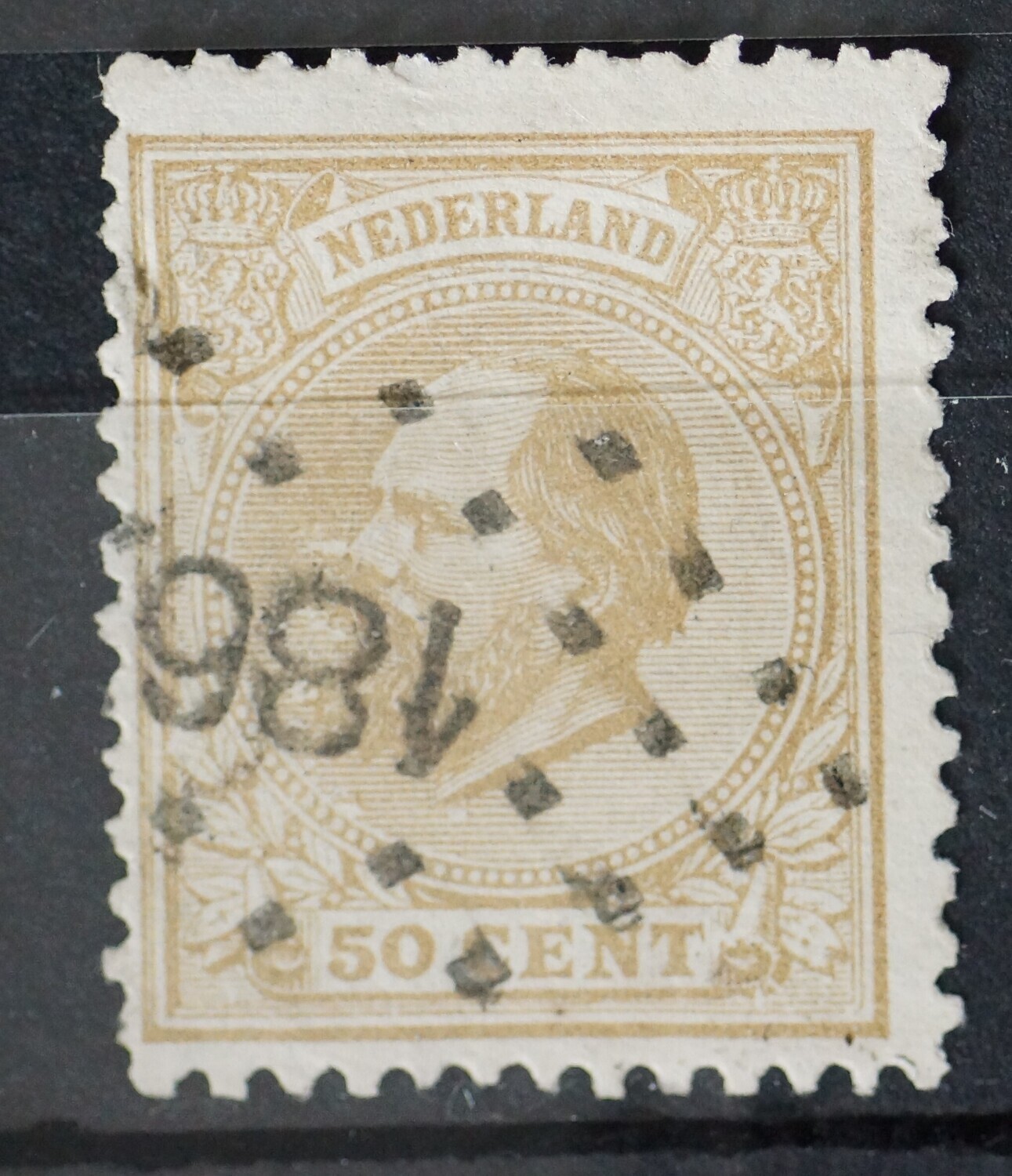 186 (Dedemsvaart) op NVPH 19 - diverse plaatfouten