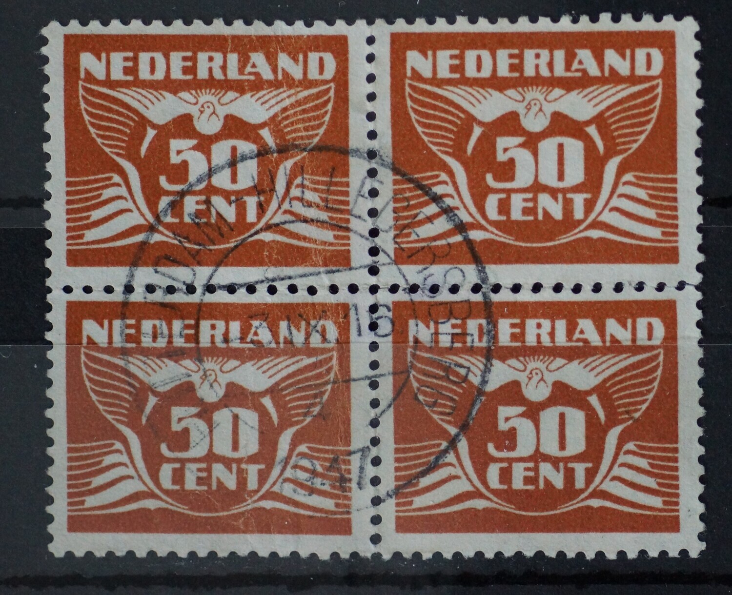 Rotterdam-Hillegersberg 4 op NVPH 3891 (blok) Rotterdam-Hillegersberg 4 op NVPH 3891 (blok)