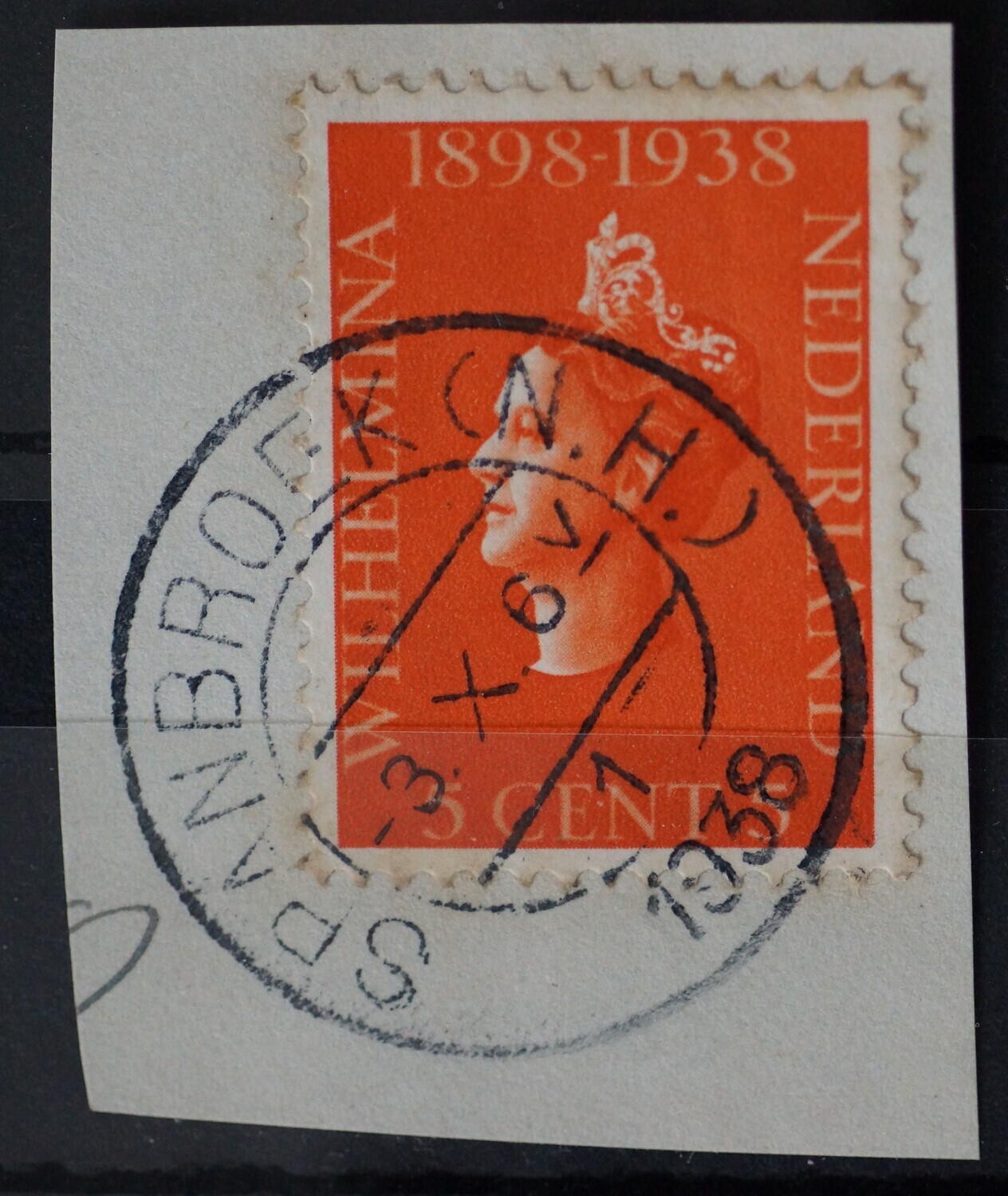 Spanbroek (N.H.) 1 op NVPH 311 Spanbroek (N.H.) 1 op NVPH 311