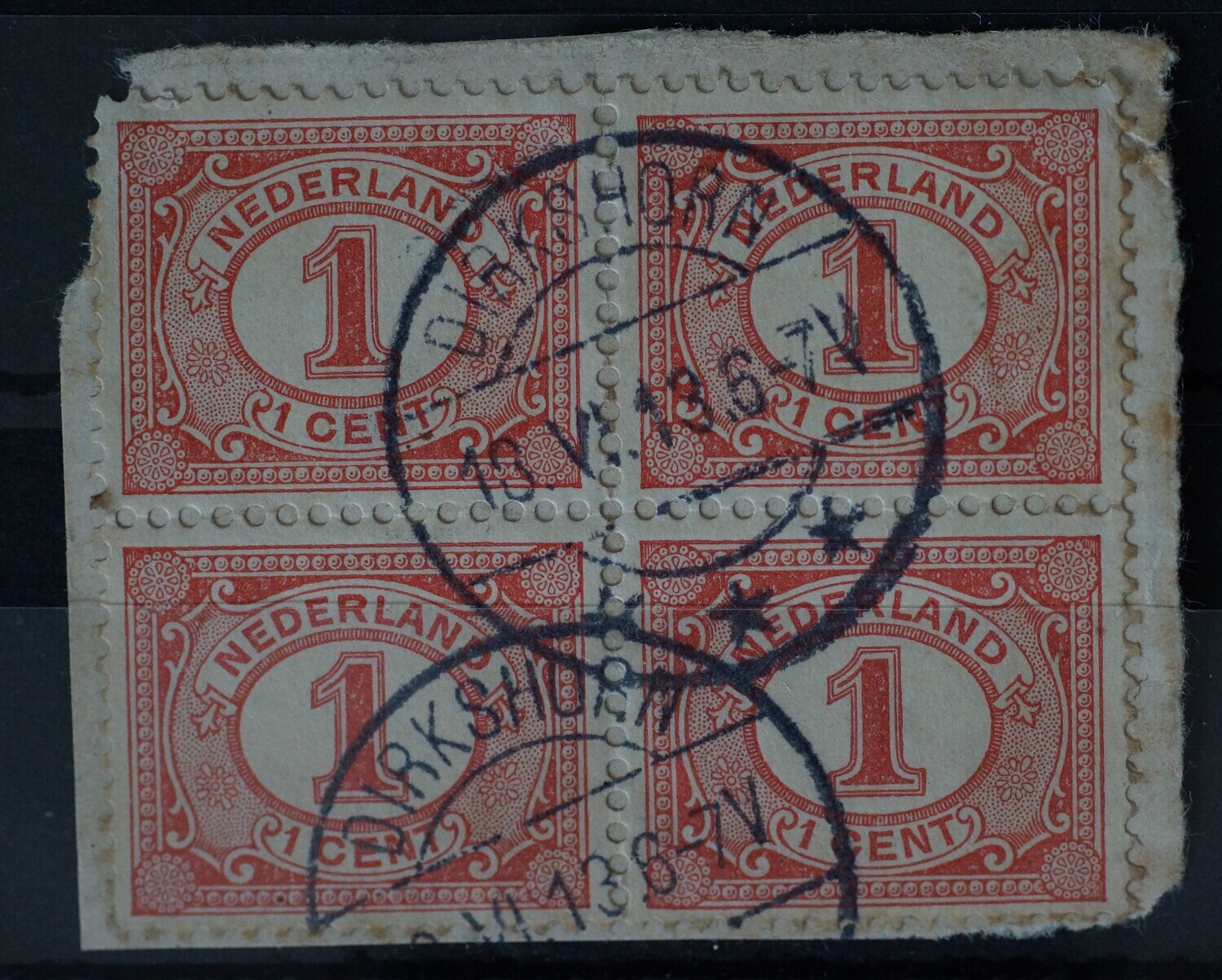 Dirkshorn op NVPH 51 (blok)