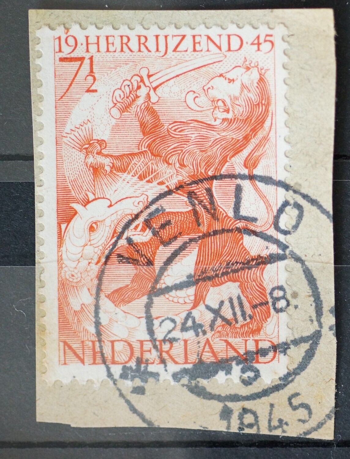 Venlo 3 op NVPH 443 - open 4 van 1945