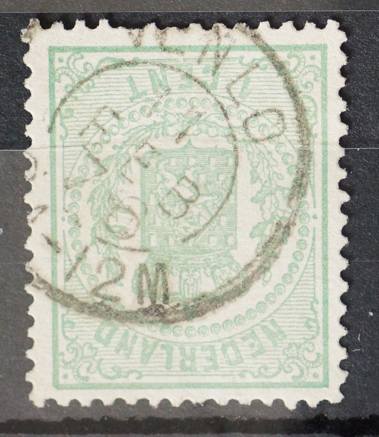 Tweeletterstempel Venlo op NVPH 15