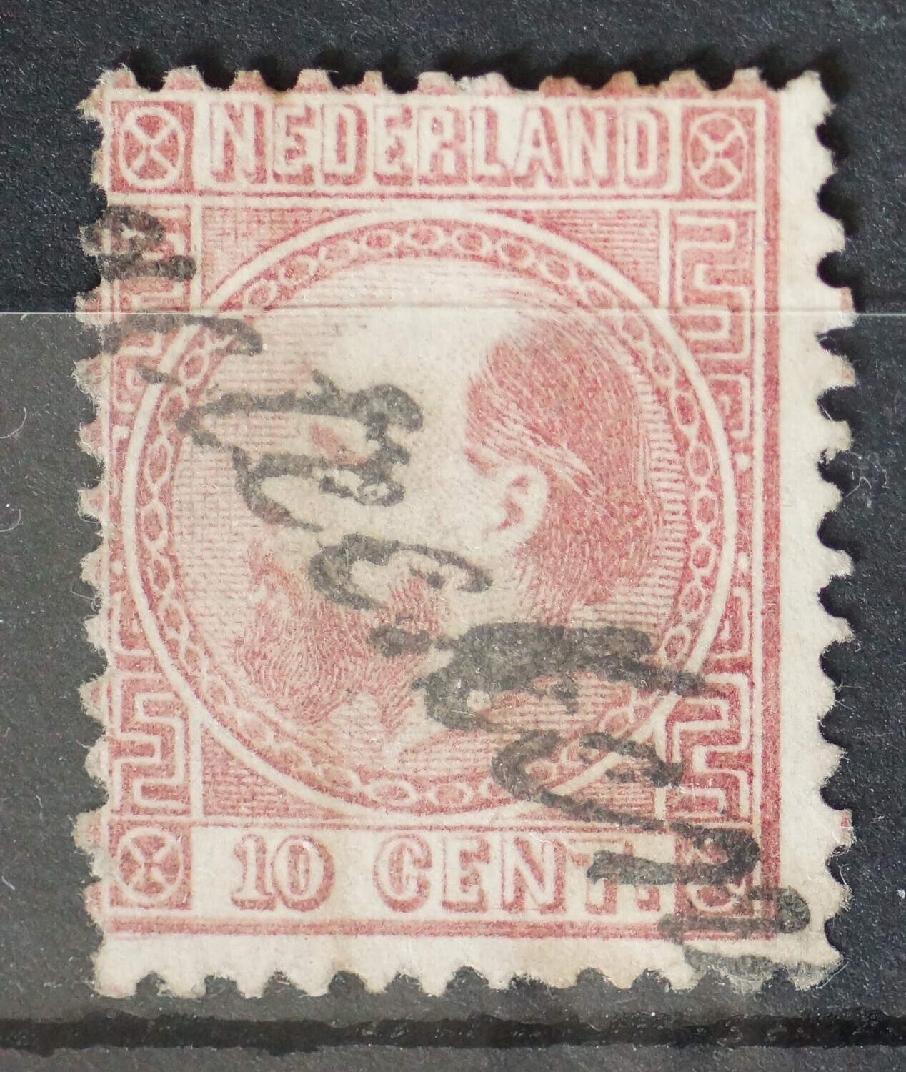 Aangeteekend (cursief) op NVPH 8