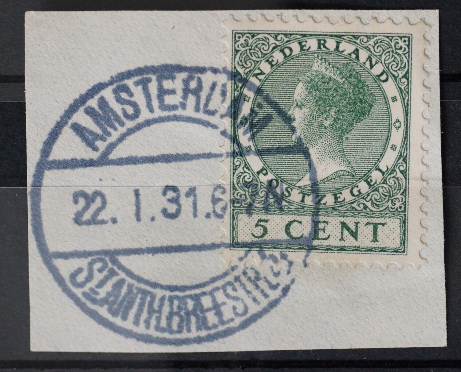 Amsterdam St. Anth. Breestr. 4 op NVPH 177