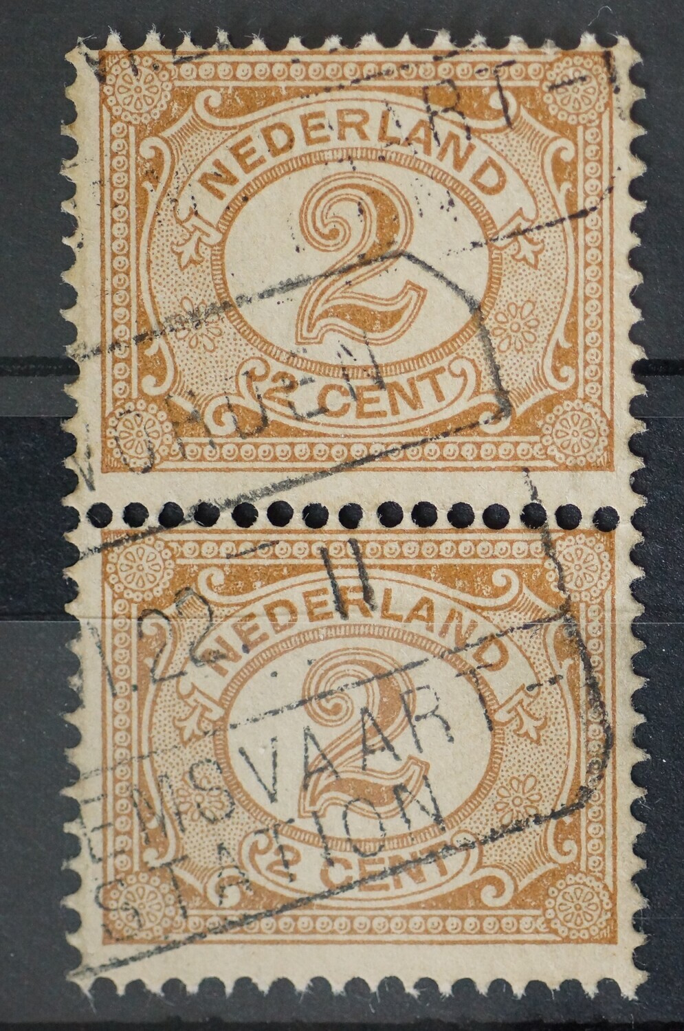 Coevorden - Dedemsvaart Station II op NVPH 54 (paar)