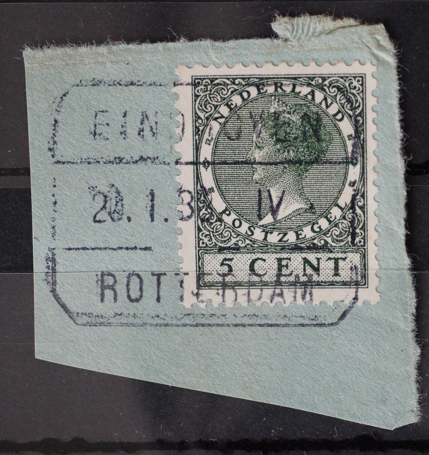 Eindhoven - Rotterdam IV op NVPH 177
