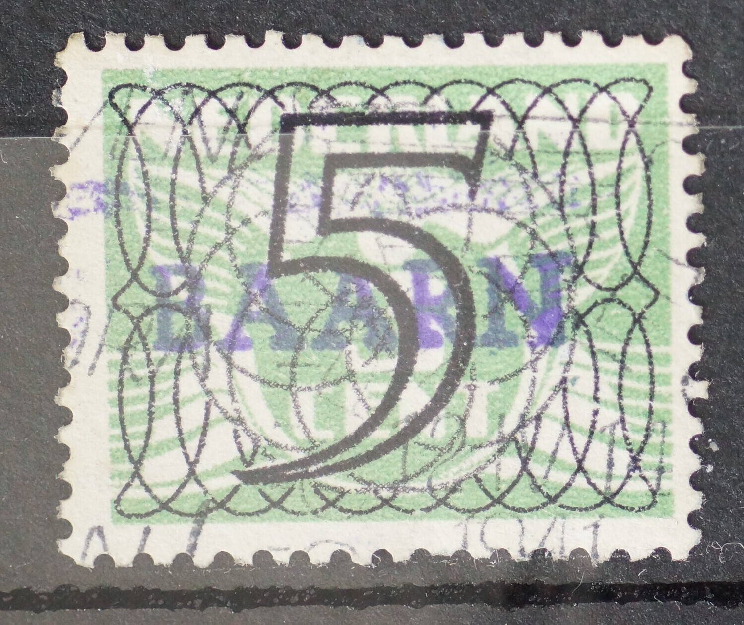 Baarn (blauw) op NVPH 357