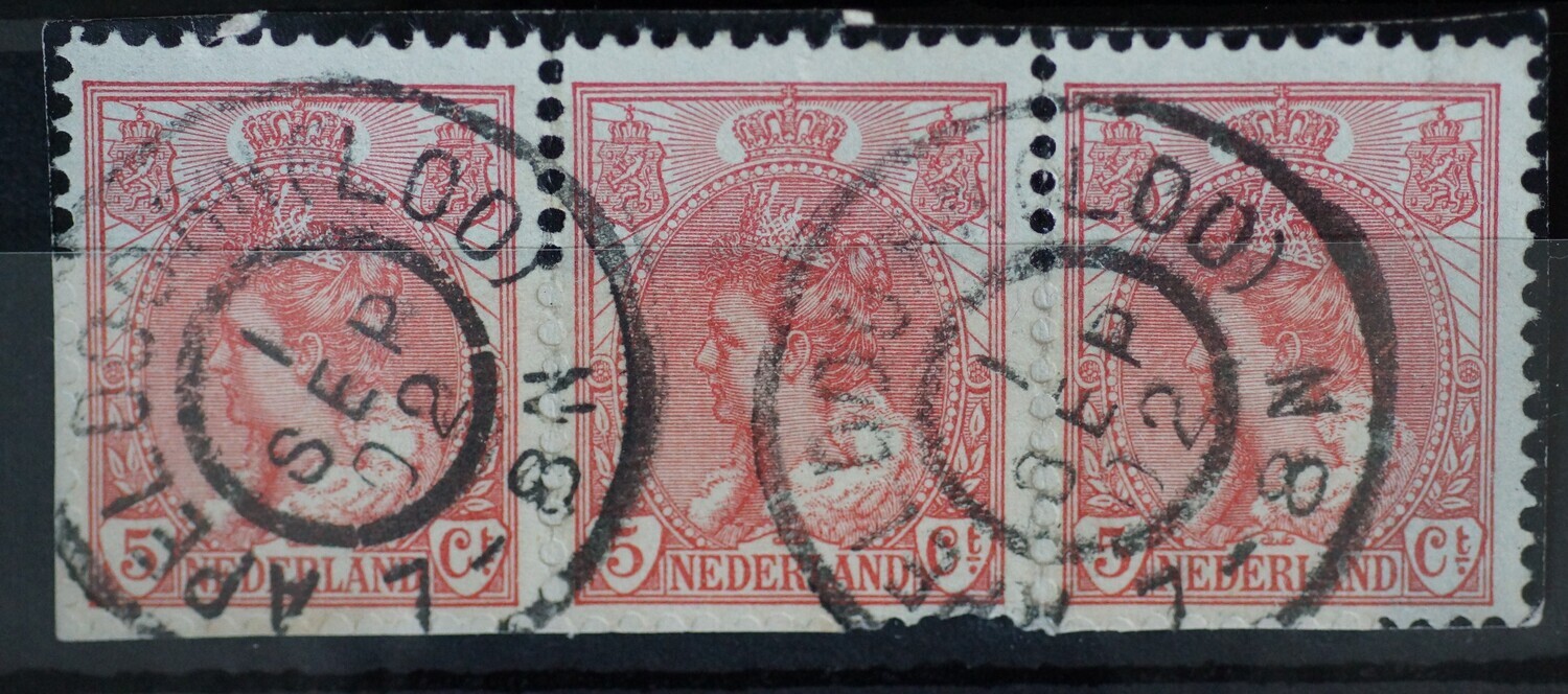 Apeldoorn (Loo) op NVPH 60 (strip) Apeldoorn (Loo) op NVPH 60 (strip)