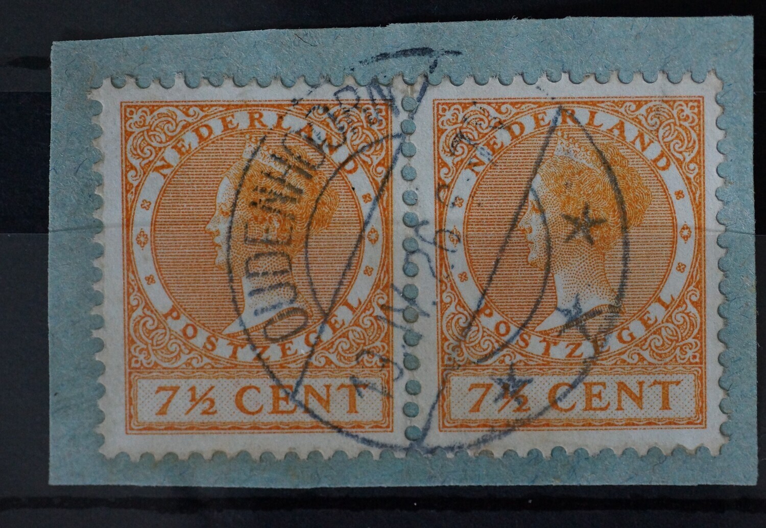 Oudenhoorn op NVPH 151 (paar)