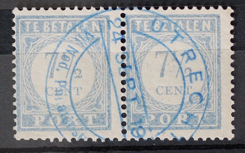 7e Ned. Philatelistendag Utrecht op NVPH P54 (paar)