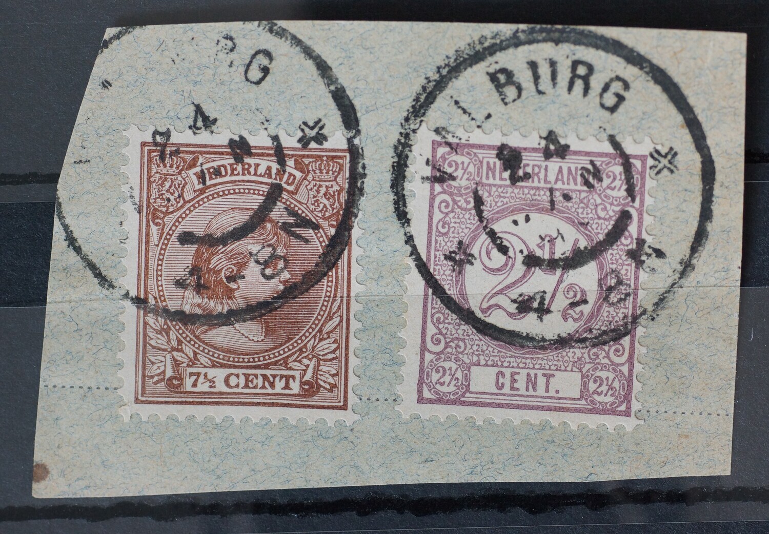 Valburg op NVPH 33 en 37