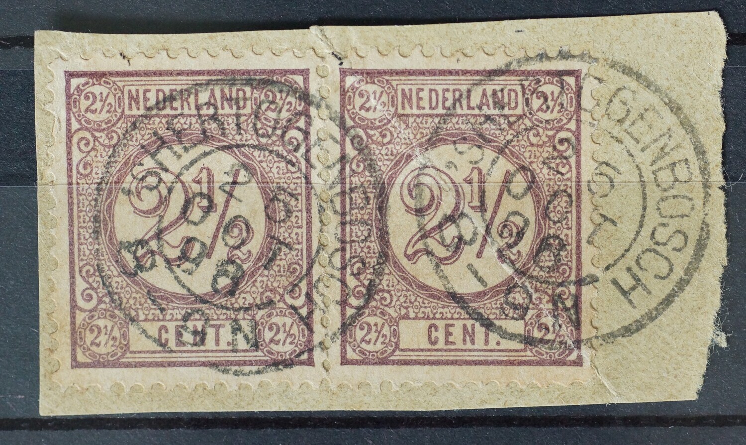 sHertogenbosch op NVPH 33 (paar)