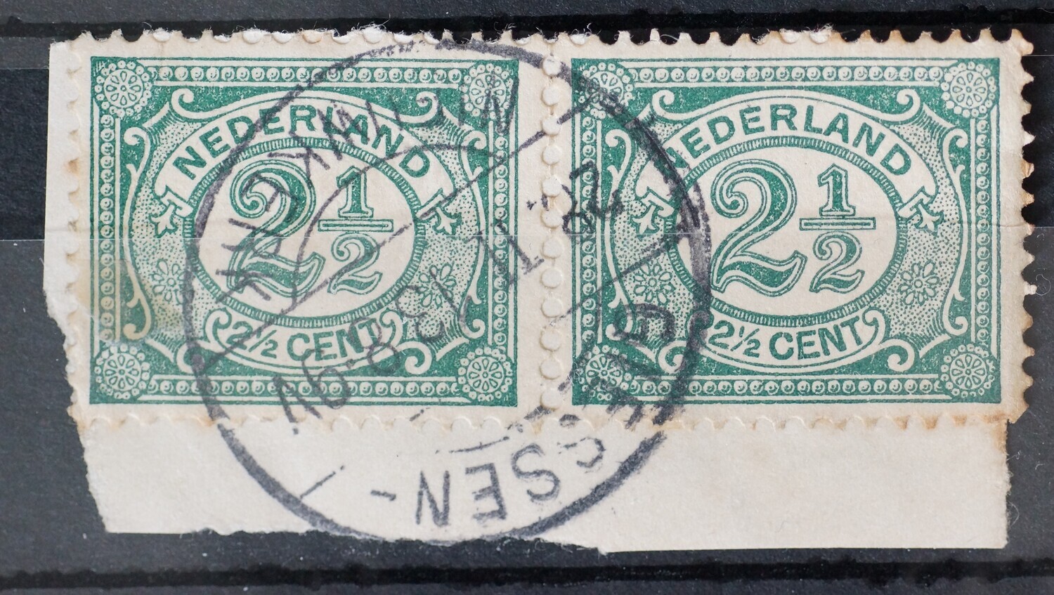 Giessen-Nieuwkerk op NVPH 55 (paar)