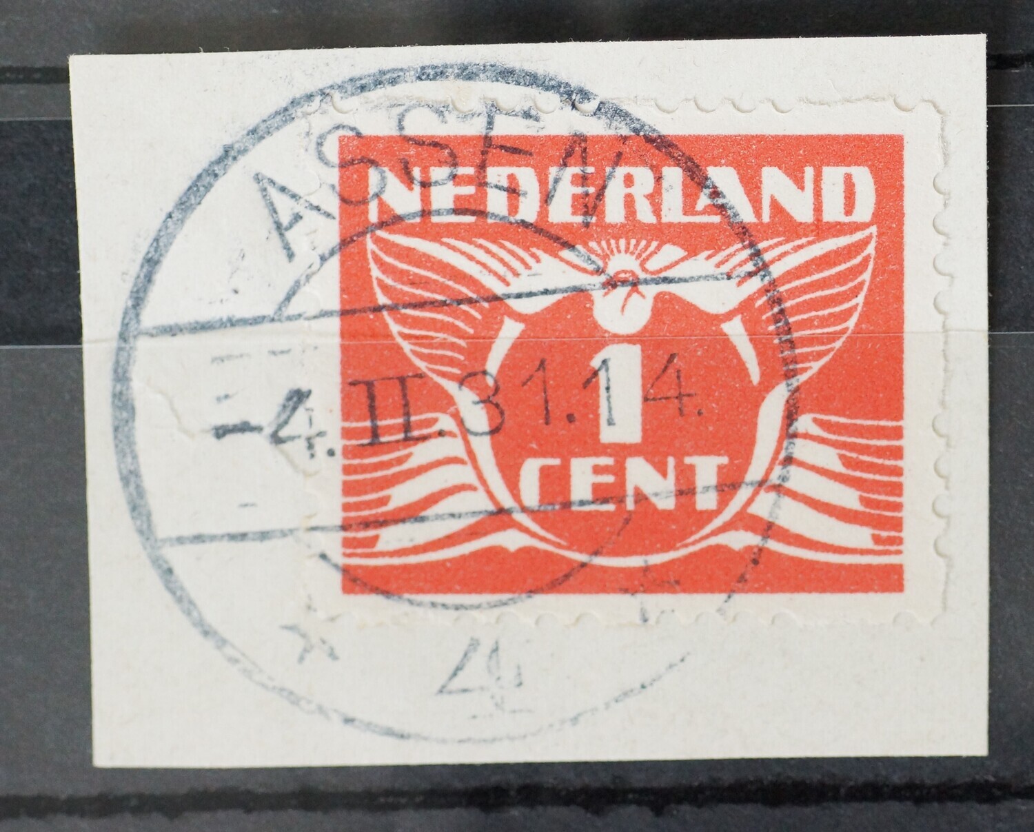 Assen 4 op NVPH R34 - vrij zeldzaam stempel! Assen 4 op NVPH R34 - vrij zeldzaam stempel!