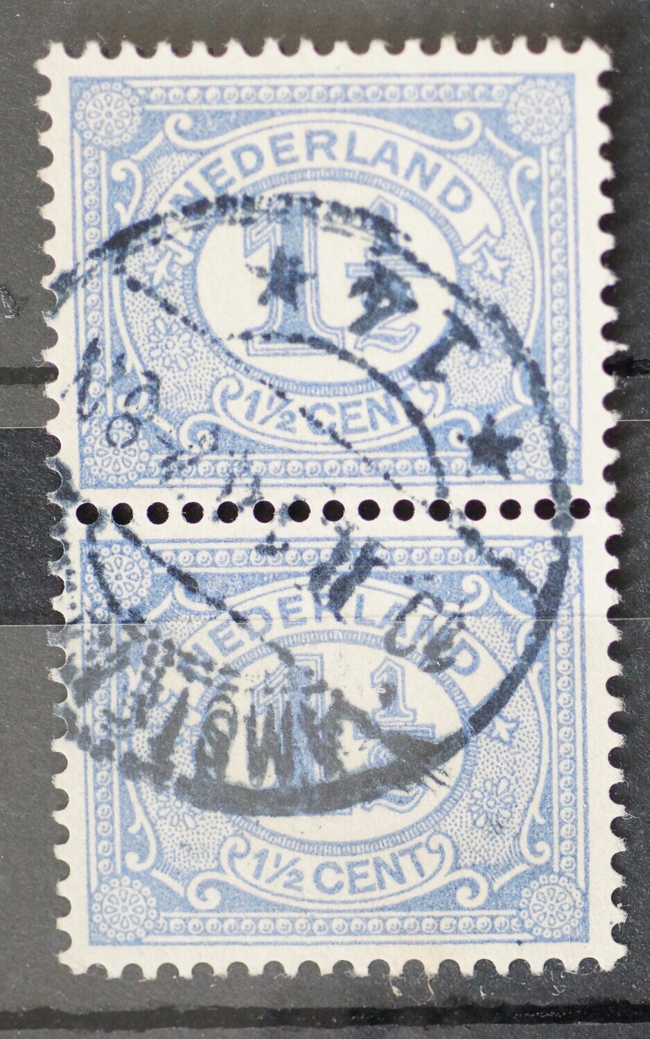 Amsterdam 14 op NVPH 52 (paar) - vrij schaars