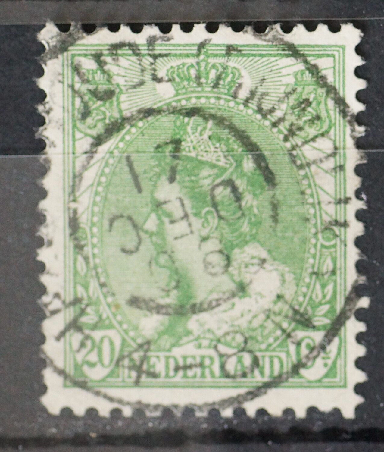 Hazerswoude (Rijdijk) op NVPH 68 - kopstaande maand