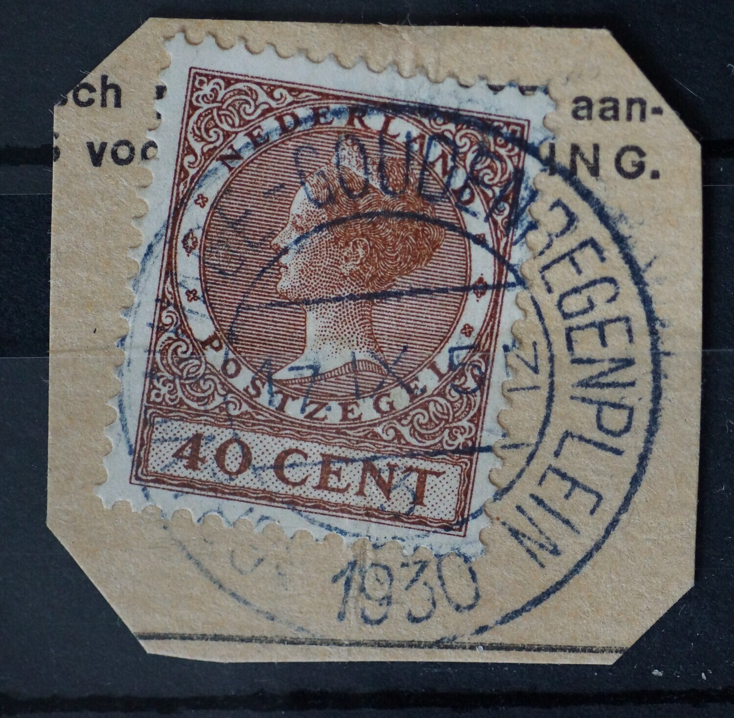 sGravenhage-Goudenregenplein 3 op NVPH 196 sGravenhage-Goudenregenplein 3 op NVPH 196