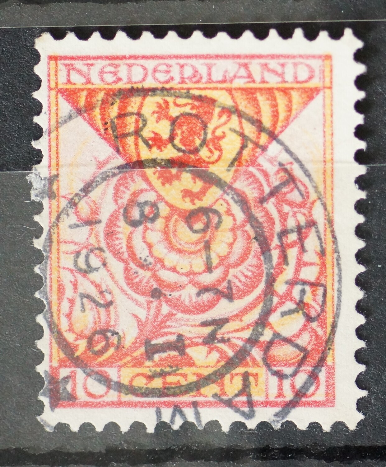 Machinestempel Rotterdam op NVPH 168 Machinestempel Rotterdam op NVPH 168