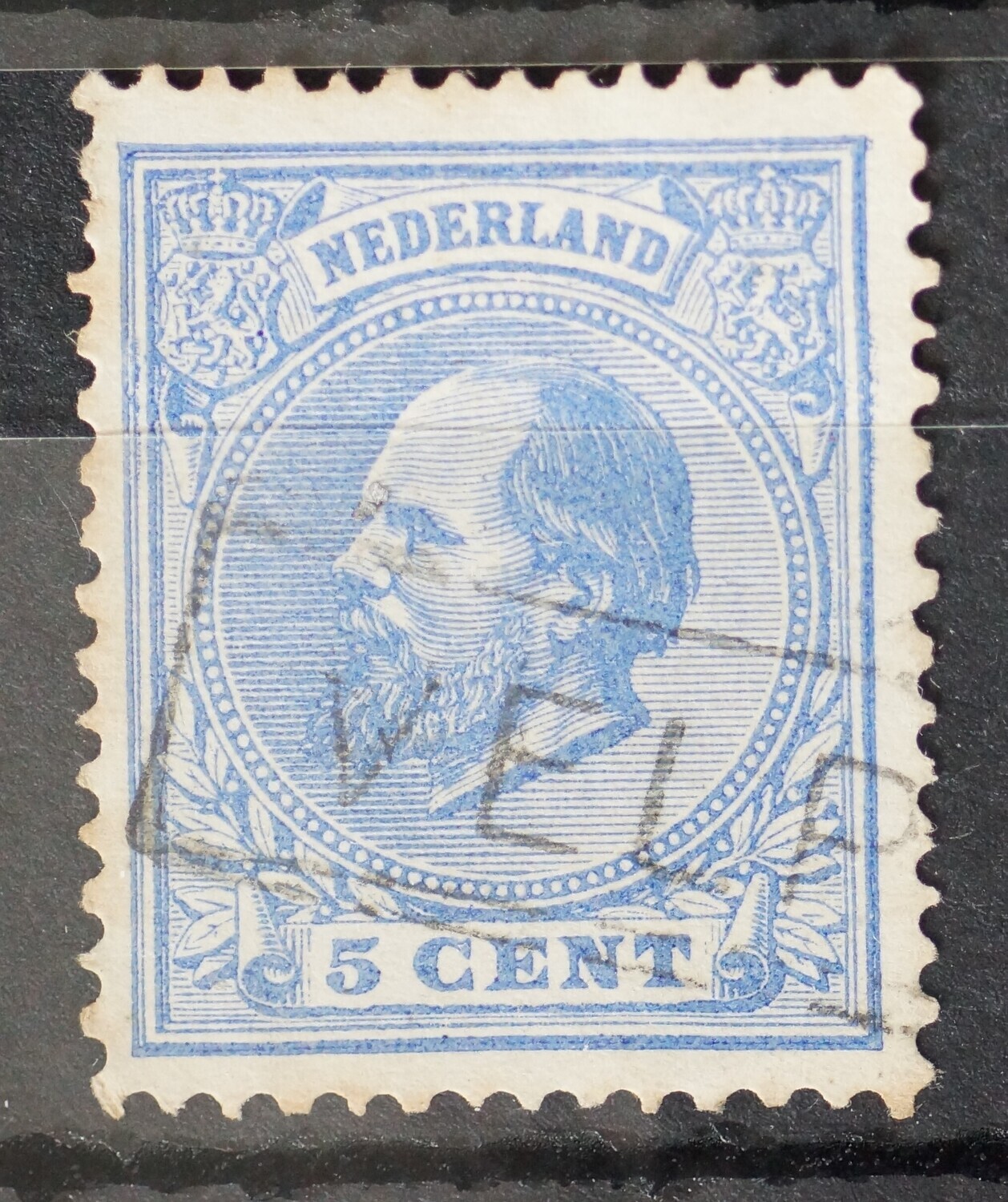Haltestempel Velp op NVPH 19