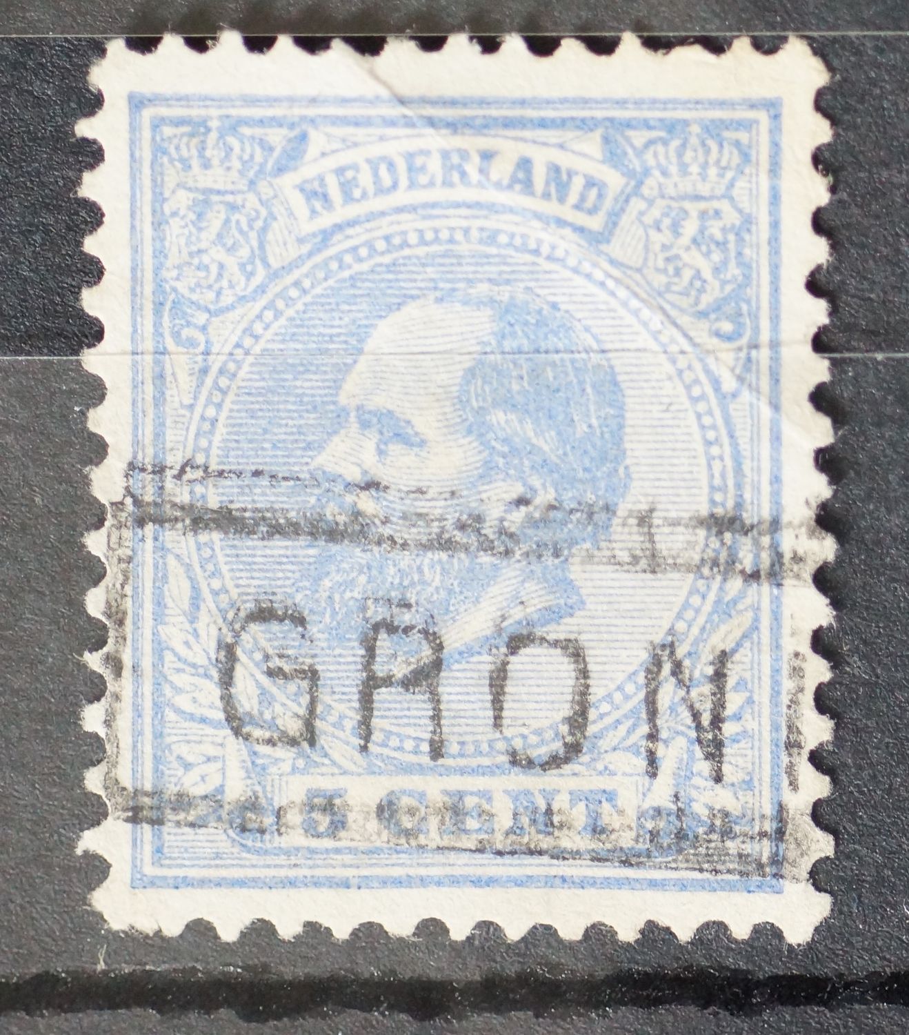 Haltestempel Groningen op NVPH 19