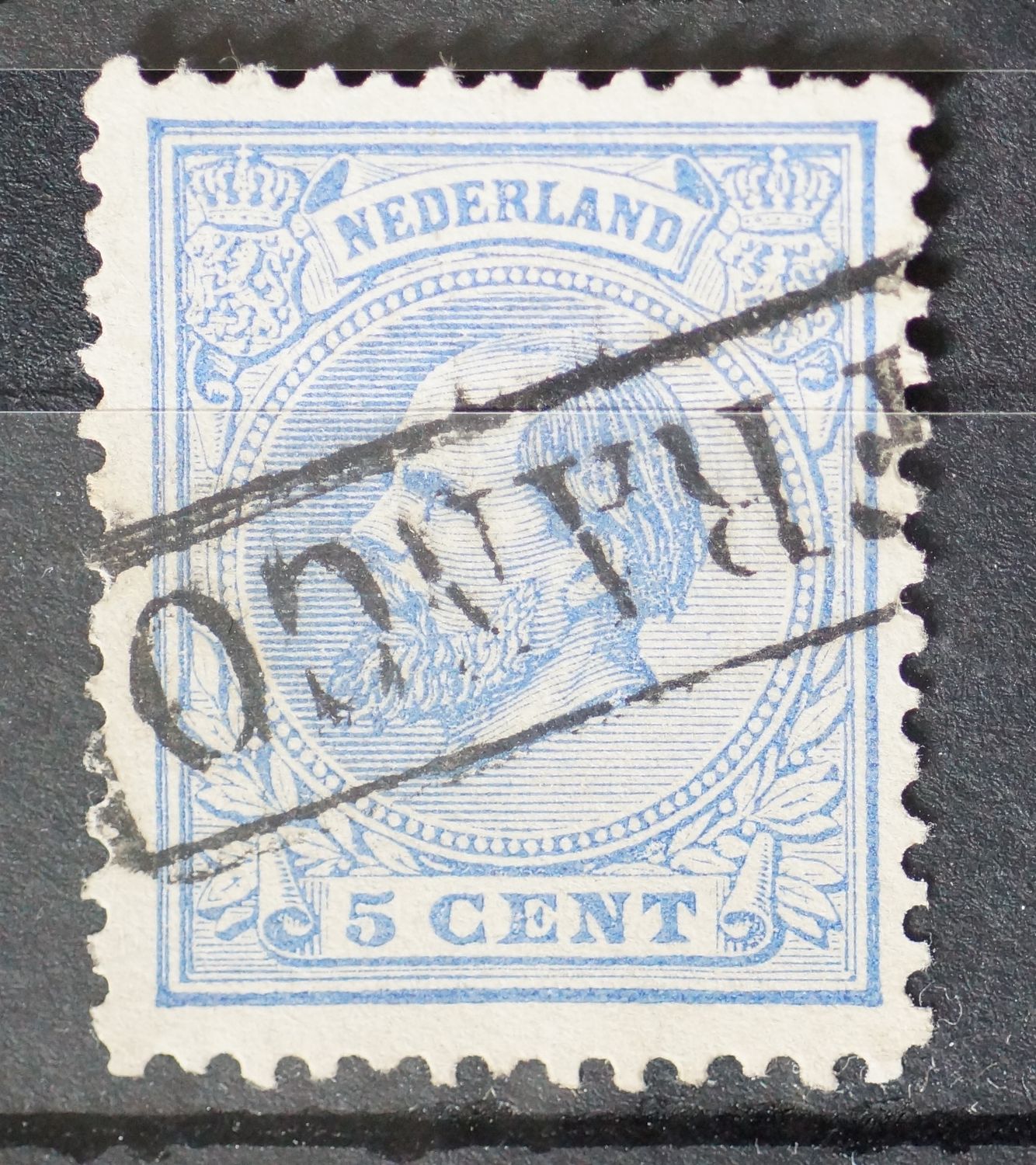 Franco in omlijsting op NVPH 19