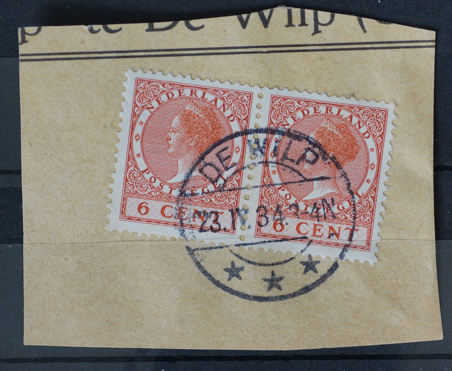 De Wilp op NVPH 178 (paar)
