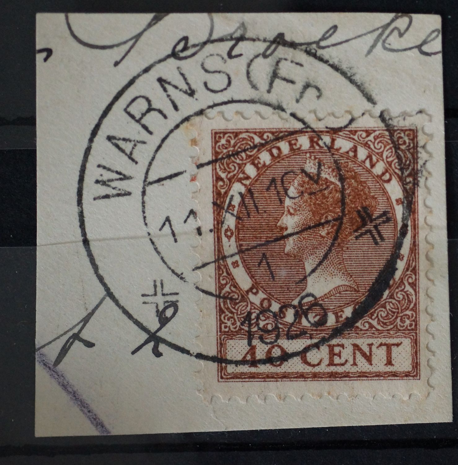 Warns (Fr.) 1 op NVPH 196 Warns (Fr.) 1 op NVPH 196