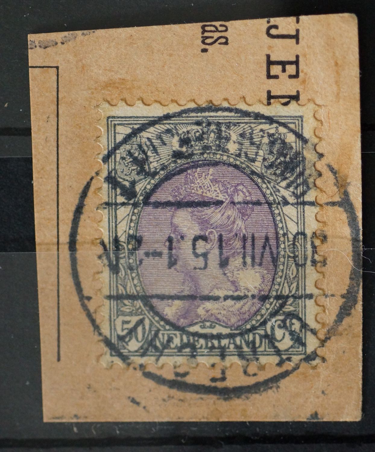 Utrecht Burg. Reigerstr. 1 op NVPH 75