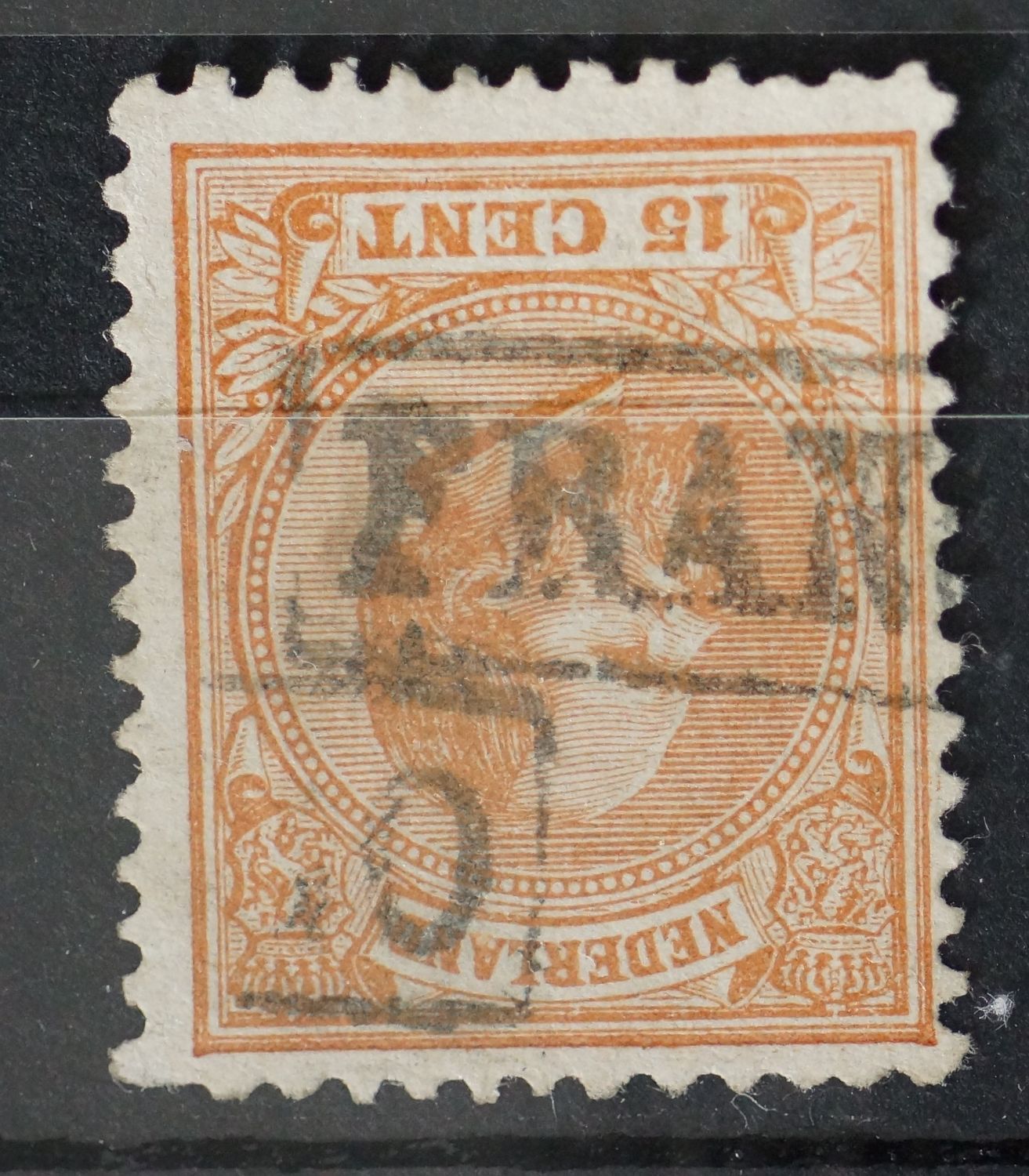 Franco in omlijsting op NVPH 23