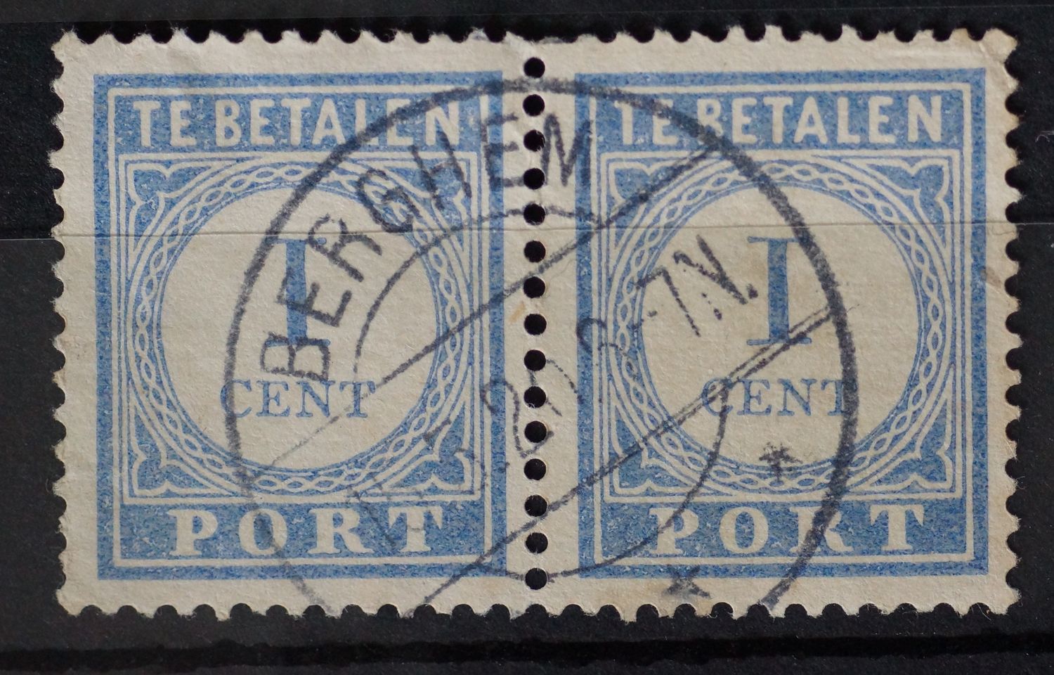 Berghem op NVPH P45 (paar)