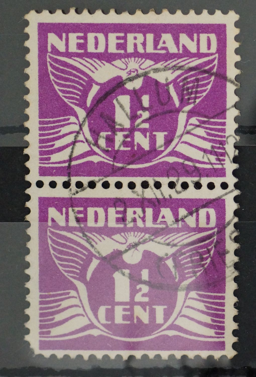 Hallum (Friesl.) op NVPH 171 (paar)
