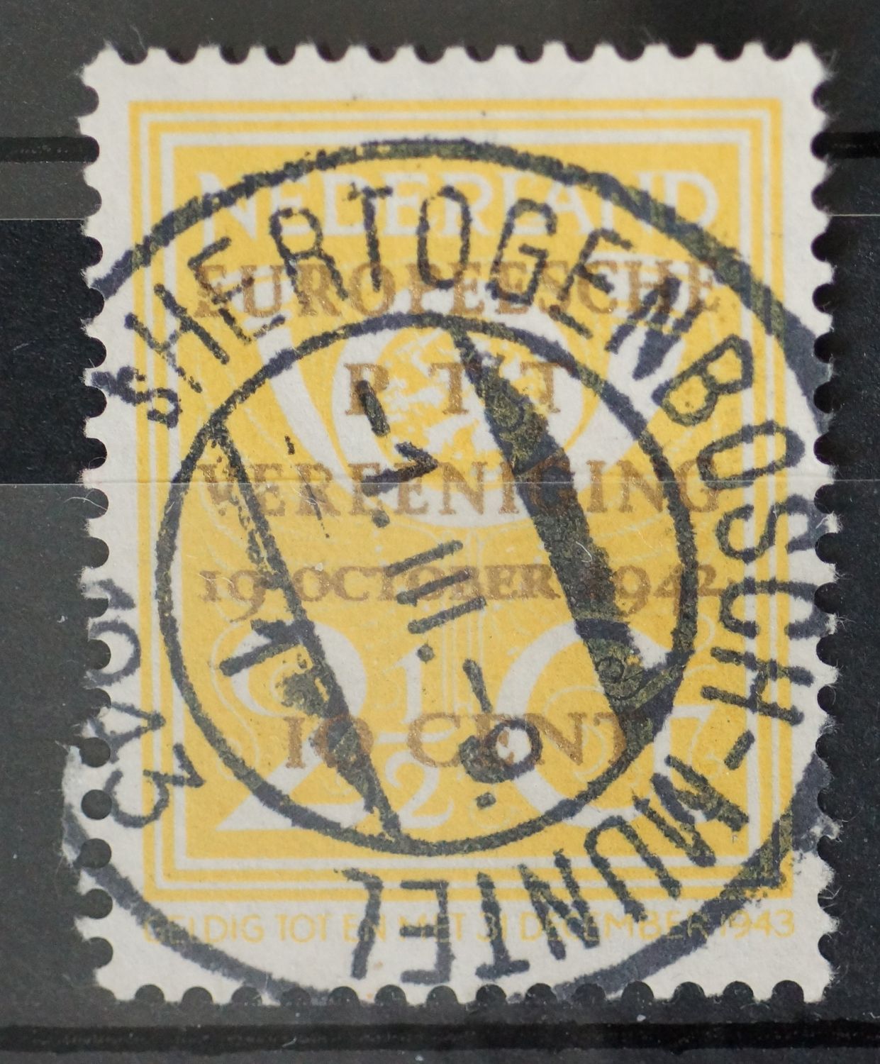sHertogenbosch-Muntel 1 op NVPH 404 - schaars