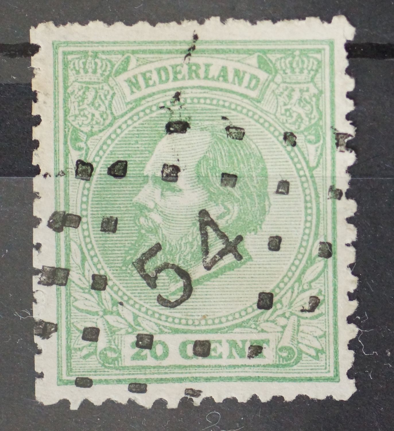 54 (Hellevoetsluis) op NVPH 24 54 (Hellevoetsluis) op NVPH 24