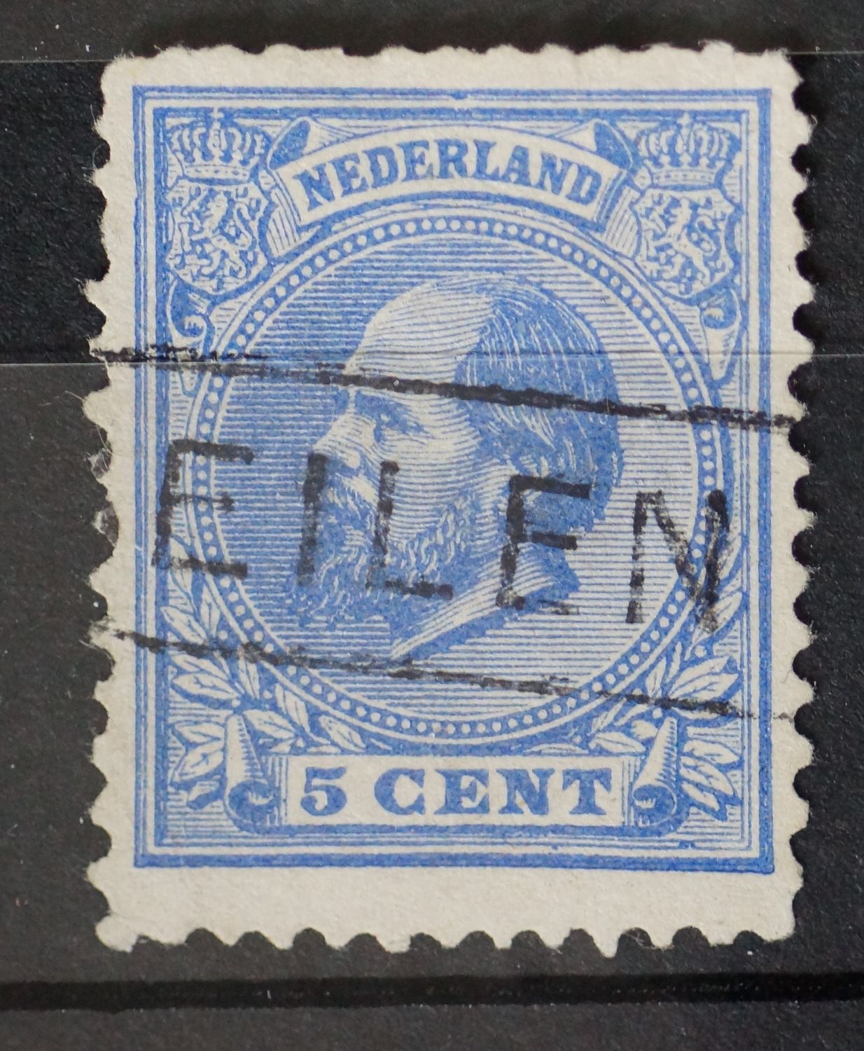 Haltestempel Beilen op NVPH 19