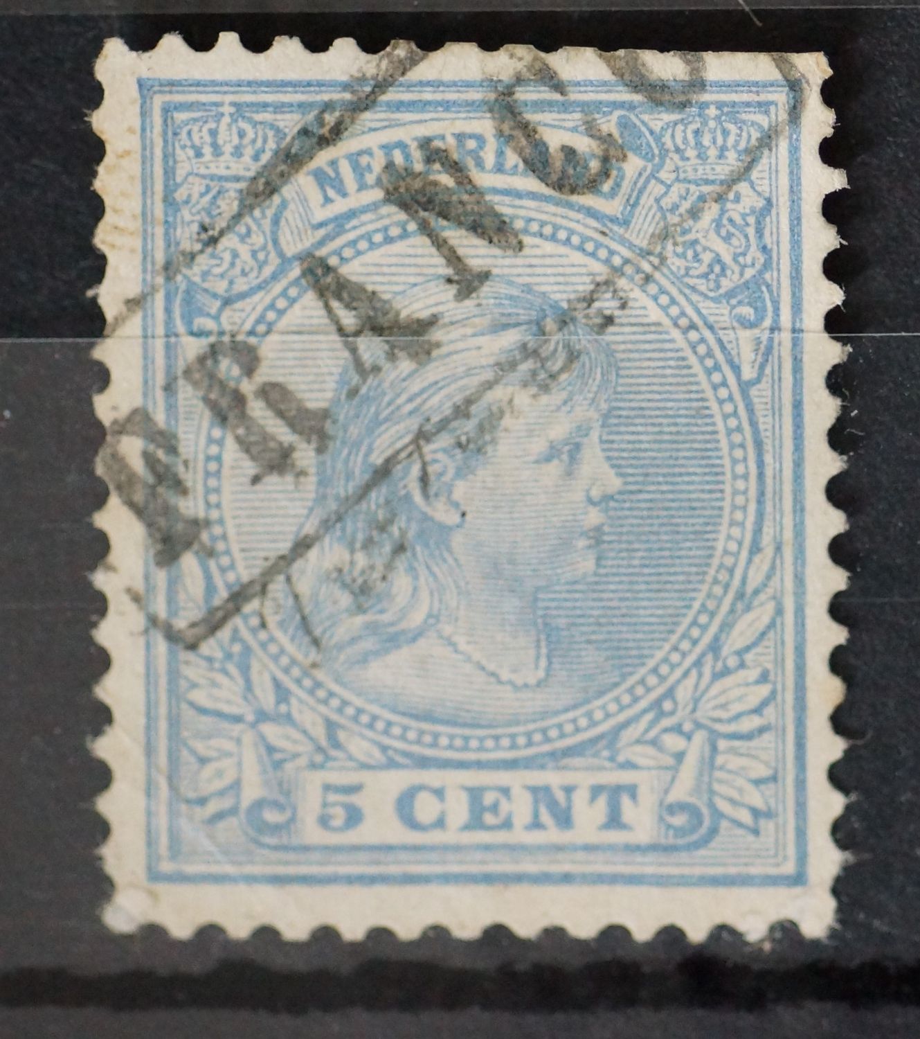 Franco met omlijsting op NVPH 35