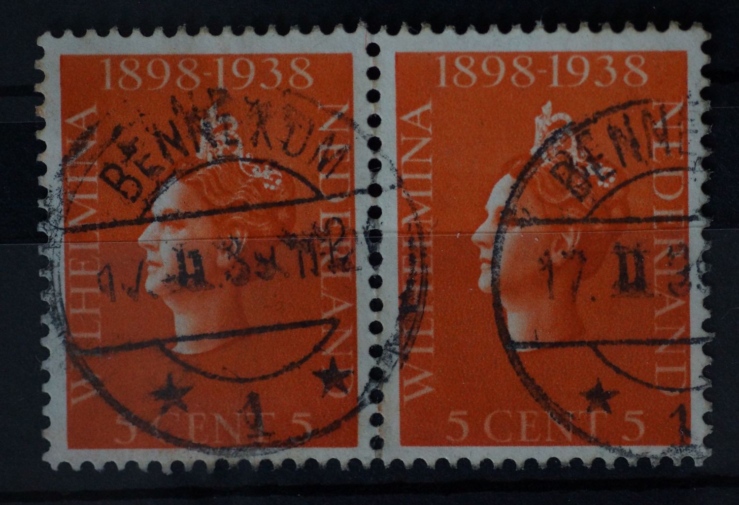 Bennekom 1 op NVPH 311 (paar) Bennekom 1 op NVPH 311 (paar)