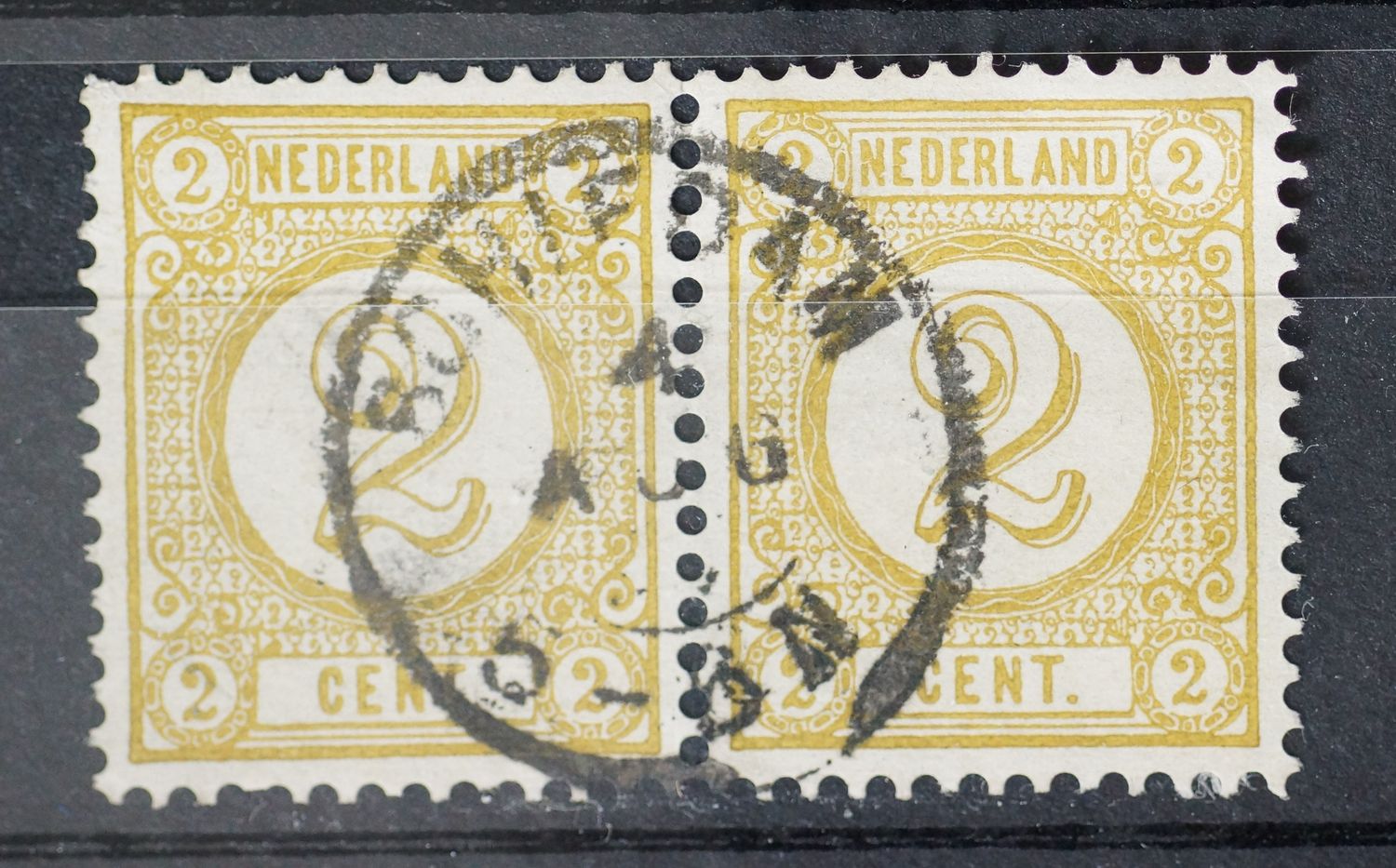Schiedam op NVPH 32 (paar)