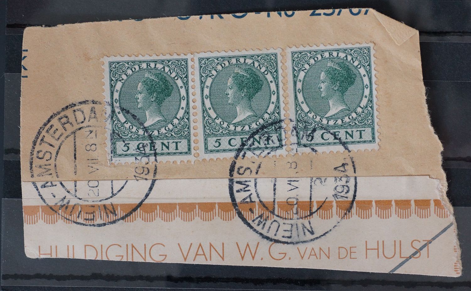 Nieuw-Amsterdam 2 op NVPH 177 (strip)